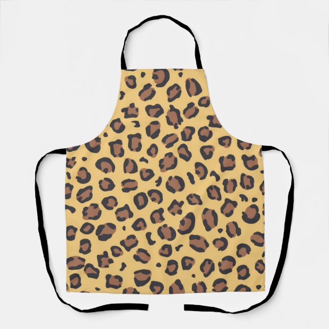 Animal print pattern apron (Front)