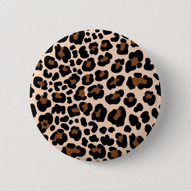 Animal print pattern button (Front)