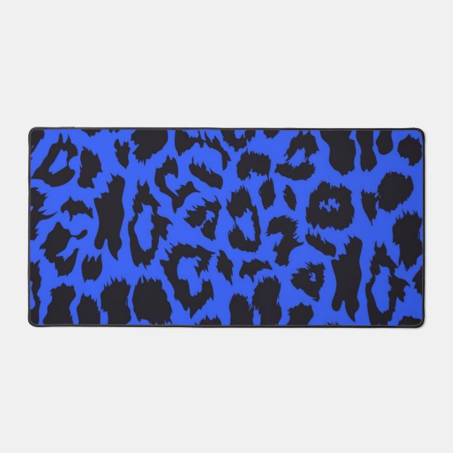 Animal print pattern desk mat (Front)