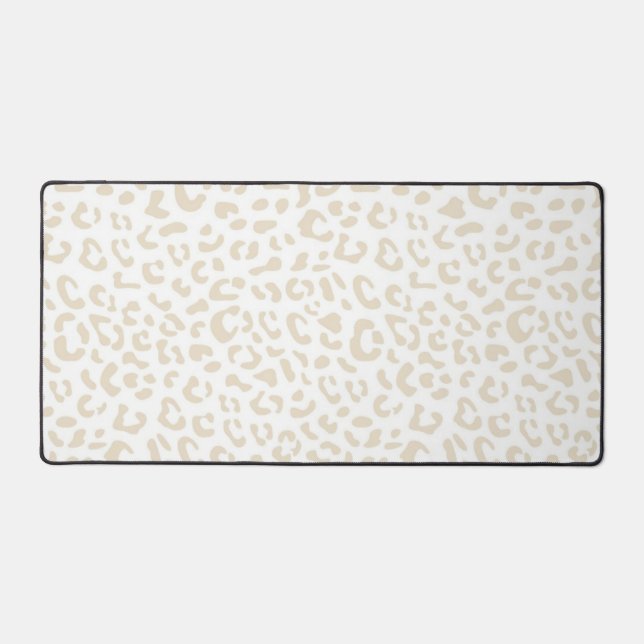 Animal print pattern desk mat (Front)