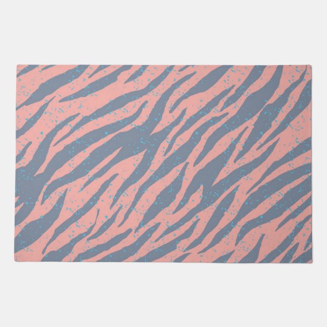 Animal print pattern doormat (Front)