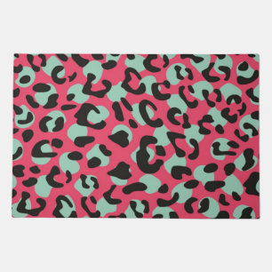 Animal print pattern doormat