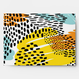 Animal print pattern envelope