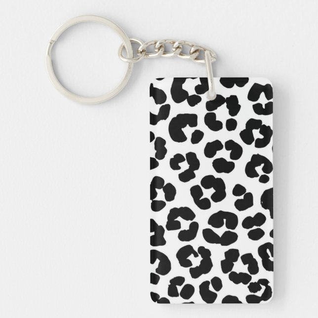 Animal print pattern keychain (Front)
