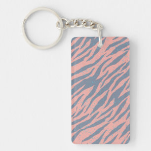 Animal print pattern keychain