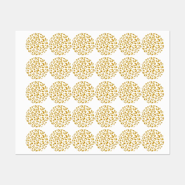Animal print pattern labels (Sheet)