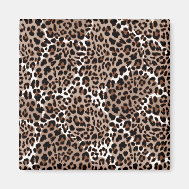 Animal print pattern magnet (Front)