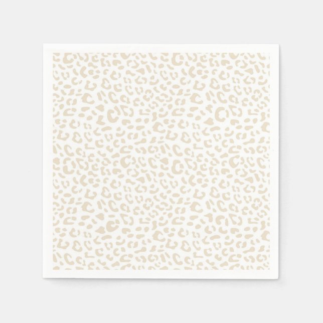 Animal print pattern napkins (Front)