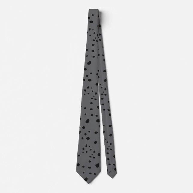Animal Print Pattern Neck Tie (Front)