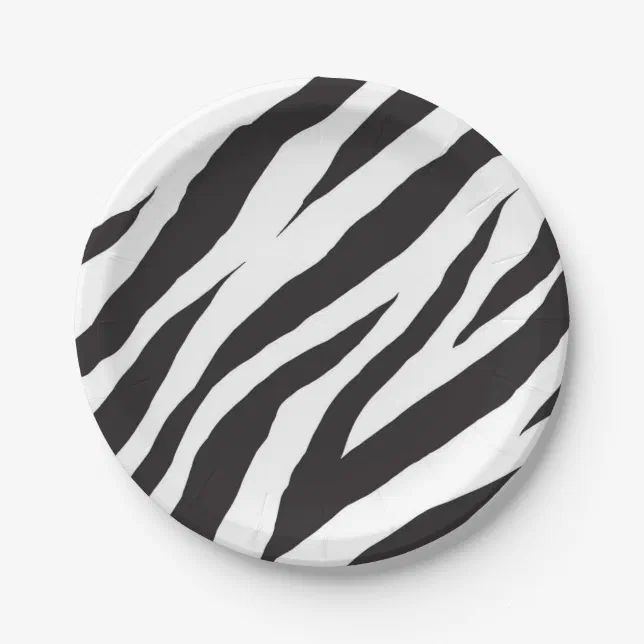 Animal print pattern paper plates | Zazzle