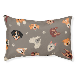 Animal Print Pattern Pet Bed