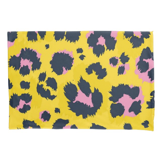 Animal print pattern pillow case (Front)