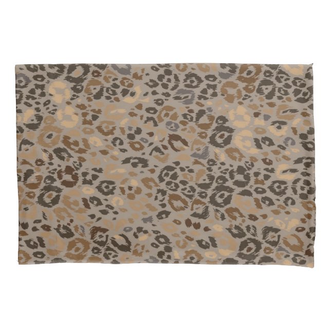Animal print pattern pillow case (Front)