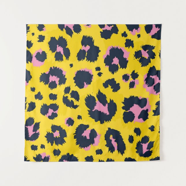 Animal print pattern tapestry (Front)
