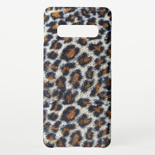 animal print pattern wild cat leopard print samsung galaxy s10 case