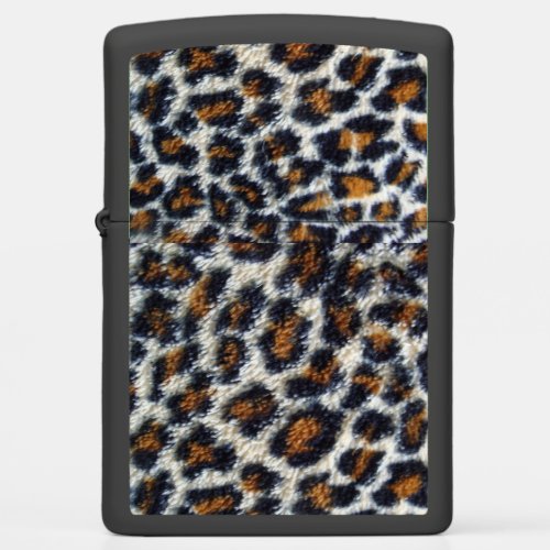 animal print pattern wild cat leopard print zippo lighter
