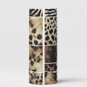 Animal Print - Pillar Candle