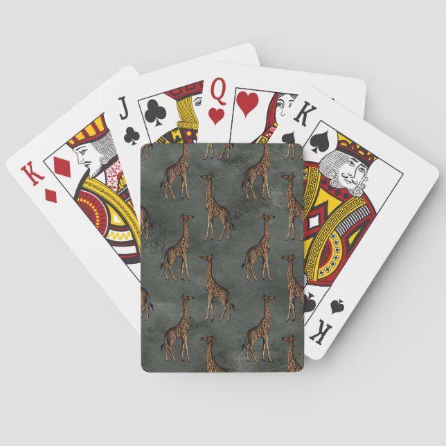 Animal Print Poker Cards (Back)