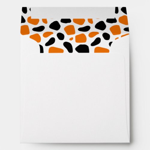 Animal Print Pre_Printed Return Address Envelope