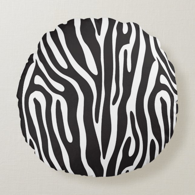 Animal Print Round Pillow (Front)