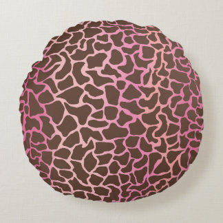 Animal Print Round Pillow