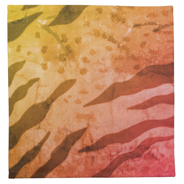 Animal Print Safari Cloth Napkins (Front)