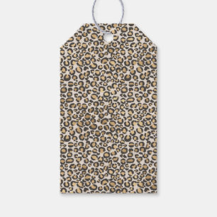 Animal Print Spots OWN TEXT Neutrals Chic Leopard Gift Tags