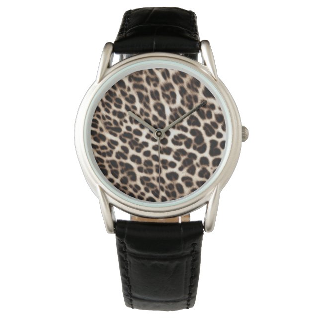 animal print texture fur skin cheetah leopard patt watch (Front)