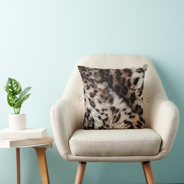Animal Print Throw Pillow (Chair)