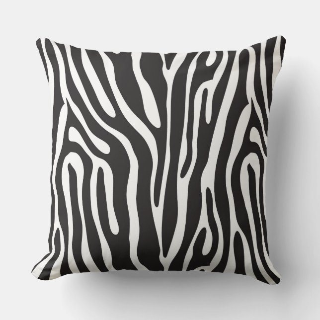 Animal Print Throw Pillow (Front)