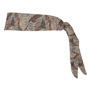Animal Print Tie Back Headband