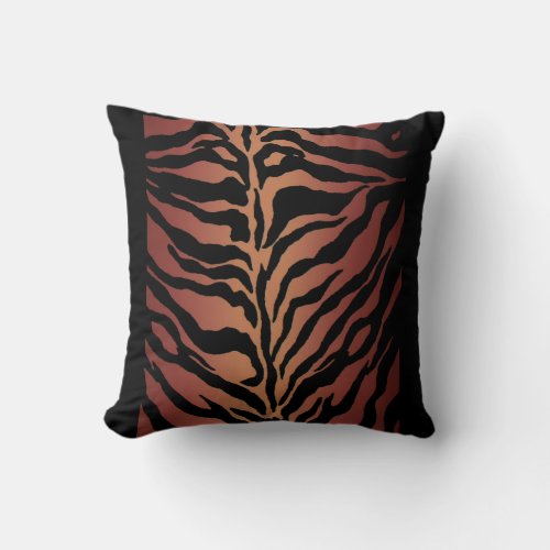 Animal Print Tiger Striped Home Decor Throw Pillow
