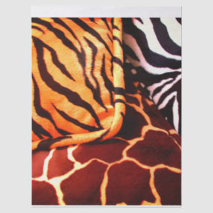 Animal print tissue paper