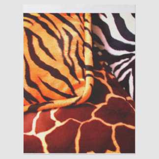 Animal print tissue paper