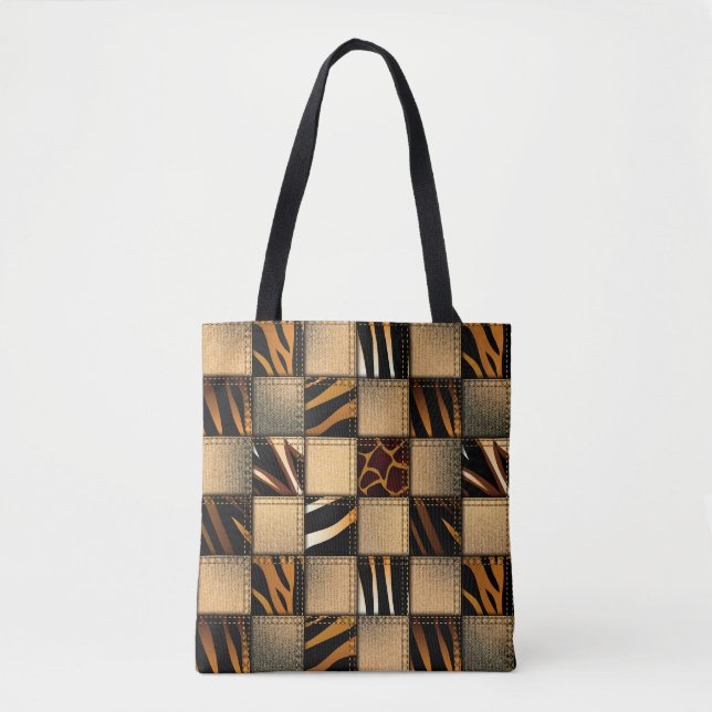 Animal Print Tote bag (Front)