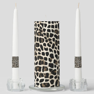 Animal Print - Unity Candle Set
