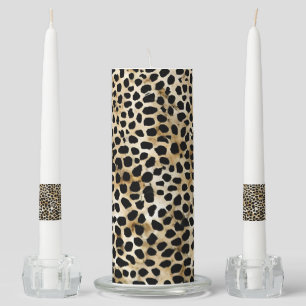 Animal Print - Unity Candle Set