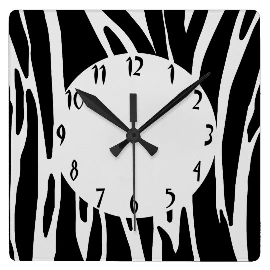Animal Print Wall Clock