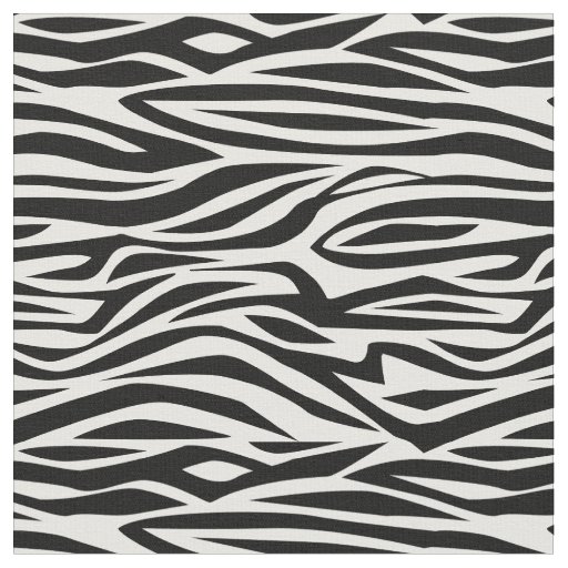 animal print zebra stripes wild black white fabric