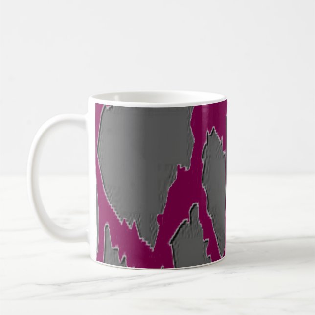 Animal Printed Zebra Stripe coffee mig Coffee Mug (Left)