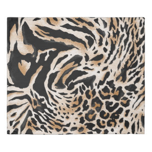 Animal Prints: Leopard Zebra Tiger Duvet Cover
