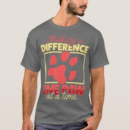 Animal protection Animal shelter worker T_Shirt