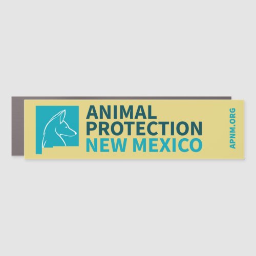 Animal Protection New Mexico _ Magnet_Horizontal Car Magnet