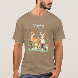 Animal rabbit hedgehog Vayn retro T-Shirt