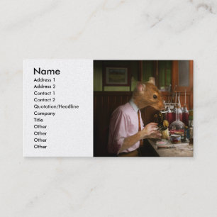 Animal - Rat - The Lab Rat Business Card