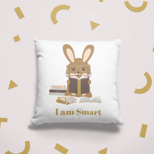 Animal Reading Corner Decor Pillow