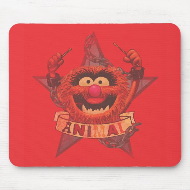 Animal - Red Mouse Pad (Front)