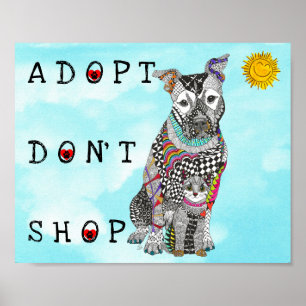 Animal Rescue Adopt Don't Shop Poster
