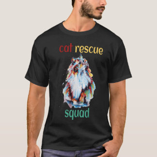 animal rescue cat rescue squad friends T-Shirt