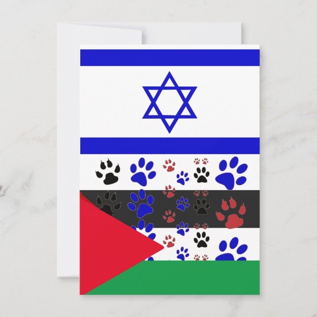 Animal Rescue, Israel and Palestine Card (Front)